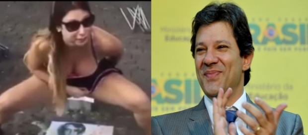 Clique na imagem para vê-la inteira - Funcionária da cultura e prefeito Haddad Clique na imagem para vê-la inteira - Funcionária da cultura e prefeito Haddad