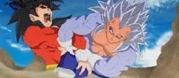 evil goku pelea contra vegeta ssj5 evil goku pelea contra vegeta ssj5