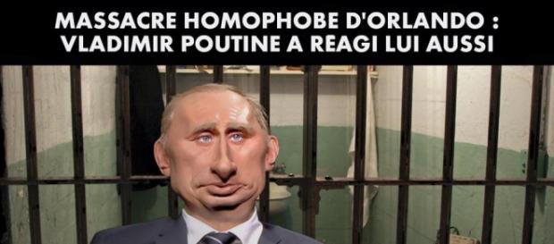 Los guiñoles franceses parodian la presunta solidaridad con los gays de Vladimir Putin. Los guiñoles franceses parodian la presunta solidaridad con los gays de Vladimir Putin.
