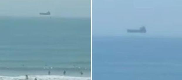 Pesquisadores dizem que fenômeno óptico conhecido como Fata Morgana causou a miragem Pesquisadores dizem que fenômeno óptico conhecido como Fata Morgana causou a miragem