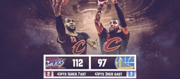 LeBron James y Kyrie Irving jugaron un partido espléndido LeBron James y Kyrie Irving jugaron un partido espléndido