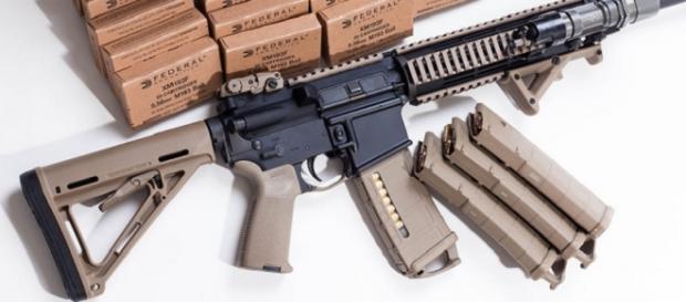 Una foto del arma AR-15 disponible en internet Una foto del arma AR-15 disponible en internet