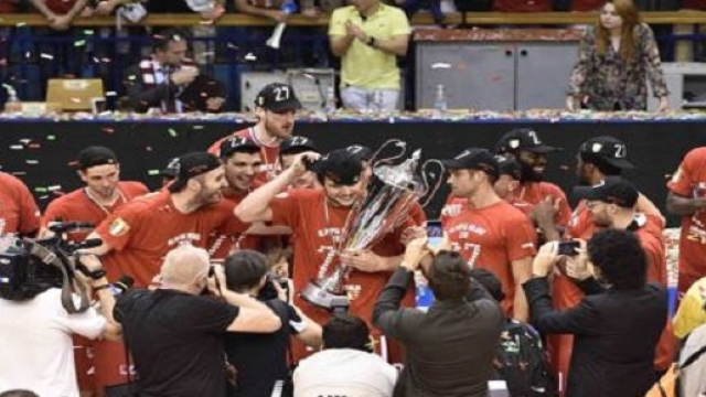 Festeggiamenti per il 27^ scudetto Olimpia