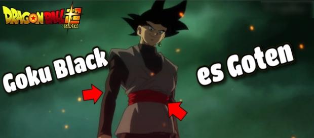 Black Goku es en Goten del futuro que busca venganza. Black Goku es en Goten del futuro que busca venganza.