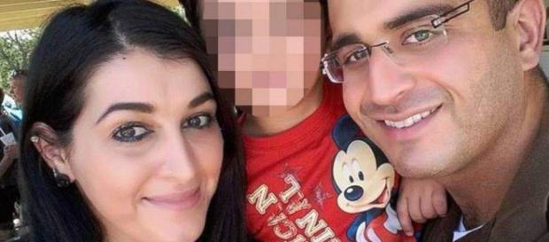 El asesino de Orlando con su esposa y su hijo El asesino de Orlando con su esposa y su hijo