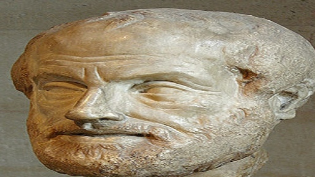 Portrait d'Aristote d'après un original en bronze de Lysippe