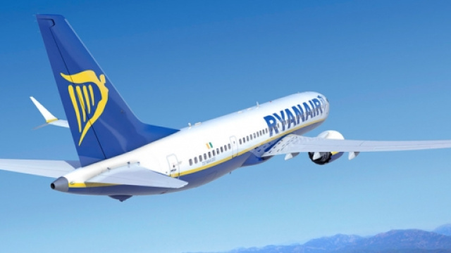 Un aereo della compagnia irlandese Ryanair