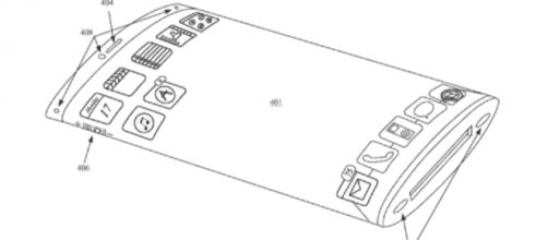 Il disegno del brevetto del display trasparente