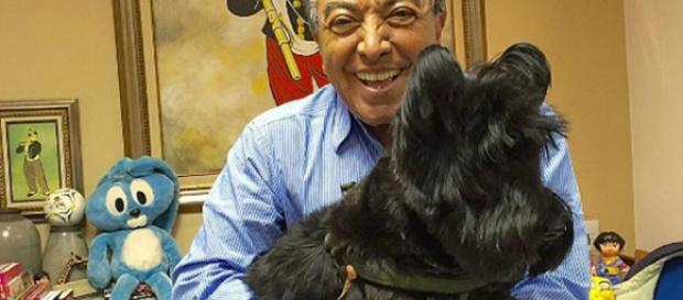 Bidu da vida real é postado nas redes sociais junto com Maurício de Sousa Bidu da vida real é postado nas redes sociais junto com Maurício de Sousa