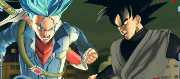 DBX 2 Goku Black y Mirai Trunks. DBX 2 Goku Black y Mirai Trunks.