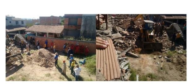 Desabamento de imóvel no Âncora Desabamento de imóvel no Âncora
