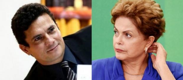 Sérgio Moro e Dilma Rousseff - Foto/Montagem Sérgio Moro e Dilma Rousseff - Foto/Montagem