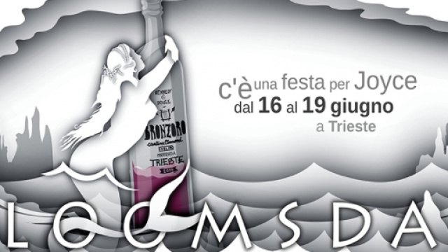 Un manifesto del Bloomsday, in corso a Trieste