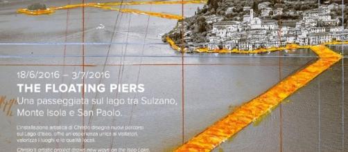 LAGO D'ISEO: Ecco il Ponte galleggiante più romantico d'Italia ...