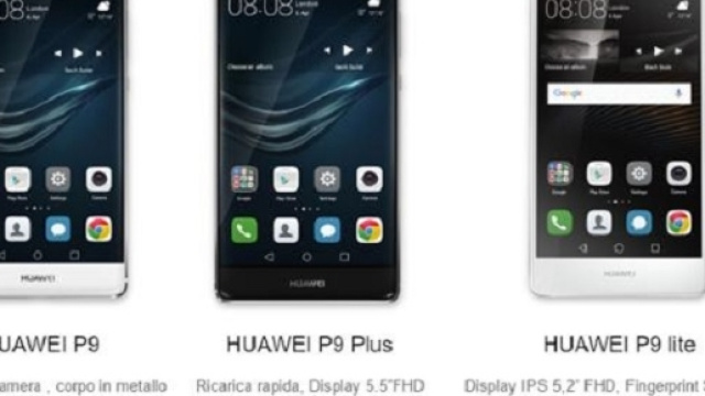 Prezzo pi&ugrave; basso Huawei P9, P9 Plus e P9 lite