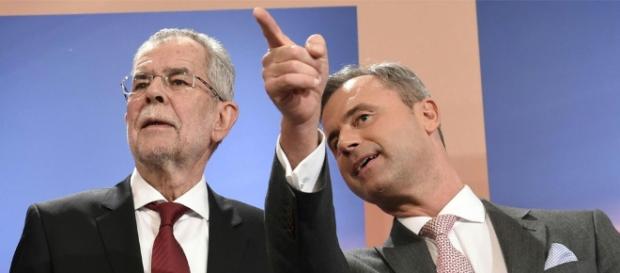 Alexander Van der Bellen e Norbert Hofer - diepresse.com Alexander Van der Bellen e Norbert Hofer - diepresse.com