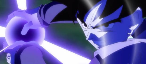 Black usando una especie de Kamehameha Black usando una especie de Kamehameha