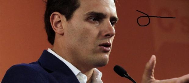 Albert Rivera en un mitin de la formación. Albert Rivera en un mitin de la formación.
