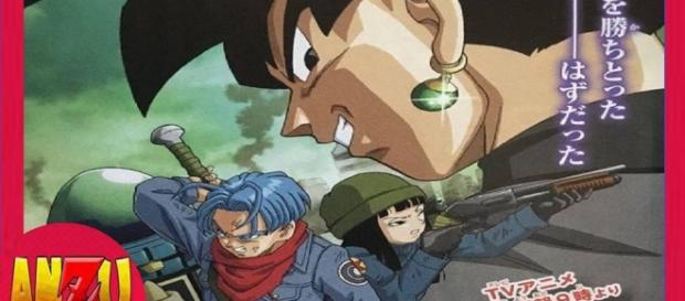 Trunks, Mai y Evil Goku en un solo encuentro. Trunks, Mai y Evil Goku en un solo encuentro.