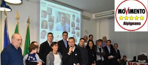 Il gruppo di "Alpignano 5 Stelle" sconfitto al ballottaggio da Andrea Oliva