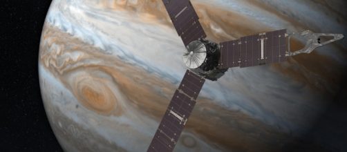 Una ricostruzione al computer della sonda Juno