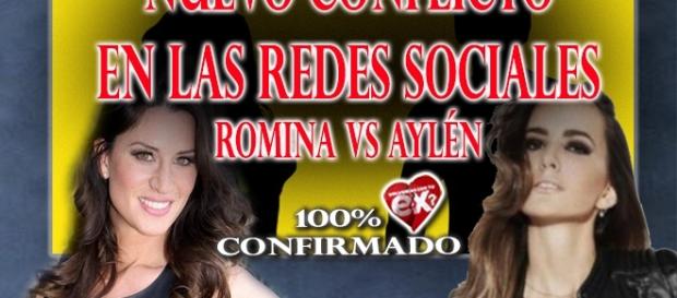 Romina se enfrenta a Aylén milla Romina se enfrenta a Aylén milla