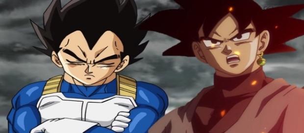Vegeta enfrenta a Black asesino Vegeta enfrenta a Black asesino