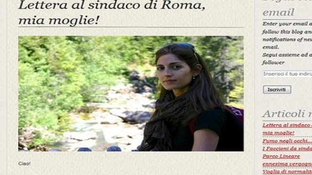 La lettera che il marito di Virginia Raggi, Andrea Severino, le ha scritto. FOTO ANSA