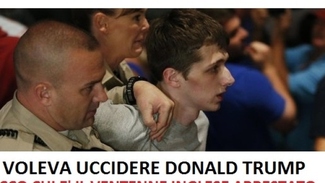 Las Vegas, fermato ventenne inglese che ha provato ad impadronirsi della pistola di un poliziotto per sparare a Donald Trump