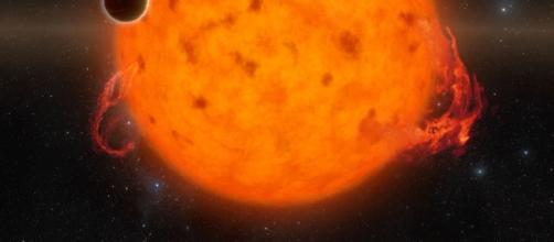 Baby exoplanet found orbiting young star.