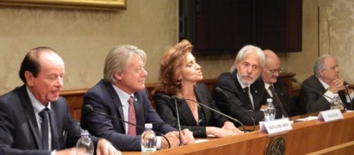 I senatori Amidei e Pelino assieme ad Alfredo Folliero ed Evandro Taddei