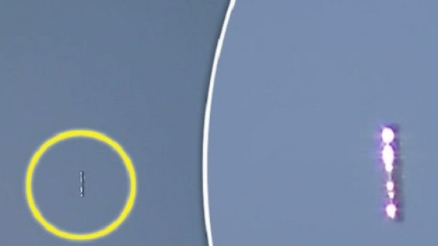 Ufo a forma di sigaro ripreso nei cieli di Manchester