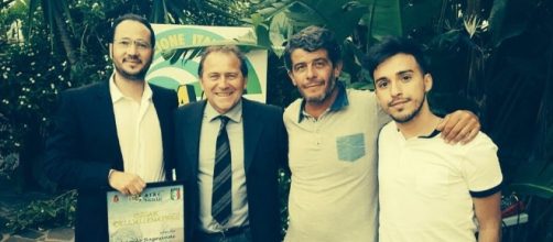 Aiac Sicilia: l'ospite d'onore, Giancarlo Camolese premia l'emergente Angelo Bognanni