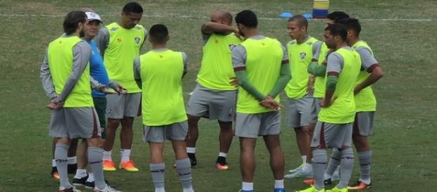 Fluminense está pronto para encarar o Santos na quarta (Foto: Fred Huber / Globoesporte) Fluminense está pronto para encarar o Santos na quarta (Foto: Fred Huber / Globoesporte)