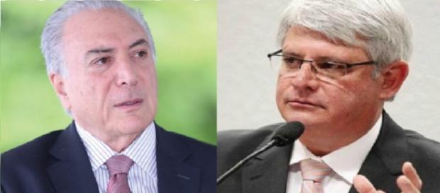 Michel Temer e Rodrigo Janot - Foto/Montagem Michel Temer e Rodrigo Janot - Foto/Montagem