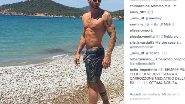 Il ballerino italiano Stefano De Martino.