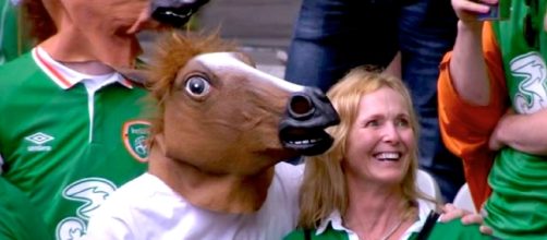 Una scena dei festeggiamenti irlandesi a Euro 2016