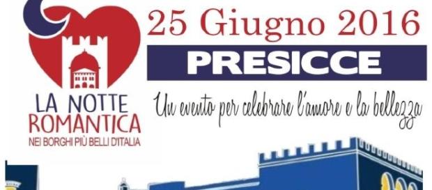 IL 25 GIUGNO A PRESICCE LA PRIMA EDIZIONE DELLA ‘NOTTE ROMANTICA’ Un Evento per celebrare l’amore e la bellezza IL 25 GIUGNO A PRESICCE LA PRIMA EDIZIONE DELLA ‘NOTTE ROMANTICA’ Un Evento per celebrare l’amore e la bellezza