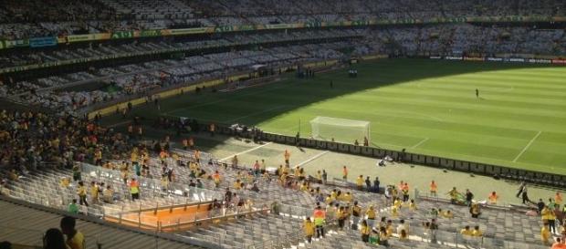 Brasil volta ao Mineirão depois da histórica goleada aplicada pela Alemanha, na semifinal da Copa 2014 Brasil volta ao Mineirão depois da histórica goleada aplicada pela Alemanha, na semifinal da Copa 2014