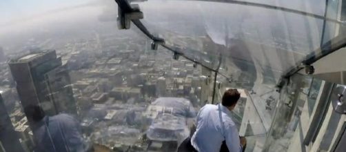 Skyslide: scivolo straordinario a Los Angeles