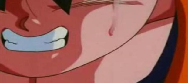 Goten llorando por la muerte de su madre Goten llorando por la muerte de su madre