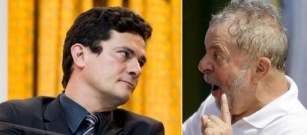 Sérgio Moro e Lula - Foto/Montagem Sérgio Moro e Lula - Foto/Montagem