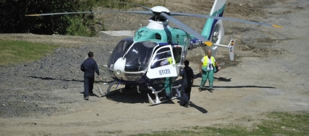 Un pescador ha sido rescatado por el helicóptero medicalizado del principado de Asturias por una caída Un pescador ha sido rescatado por el helicóptero medicalizado del principado de Asturias por una caída