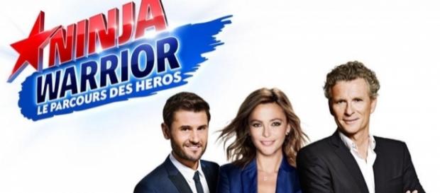 Ninja Warrior, présenté par C. Beaugrand, S. Quétier et D. Brogniart Ninja Warrior, présenté par C. Beaugrand, S. Quétier et D. Brogniart