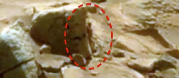 Un extraterestru pe Marte, fotografiat de NASA? Un extraterestru pe Marte, fotografiat de NASA?