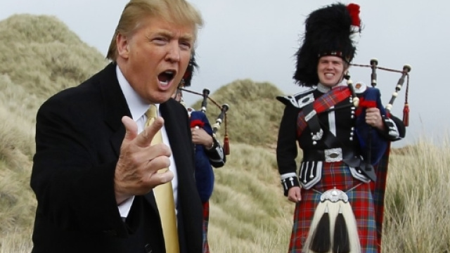 Donald Trump in Scozia 'spara a zero' sull'Unione Europea