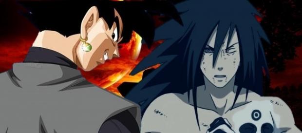 Madara contra Black Gokú de Dragon Madara contra Black Gokú de Dragon