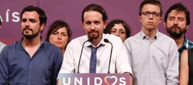 Pablo Iglesias y los dirigentes de Unidos Podemos tras el 26J Pablo Iglesias y los dirigentes de Unidos Podemos tras el 26J