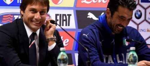 Conte e Buffon felici in conferenza stampa