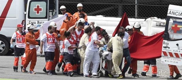 Luis Salom evacuado al Hospital General de Catalunya Luis Salom evacuado al Hospital General de Catalunya